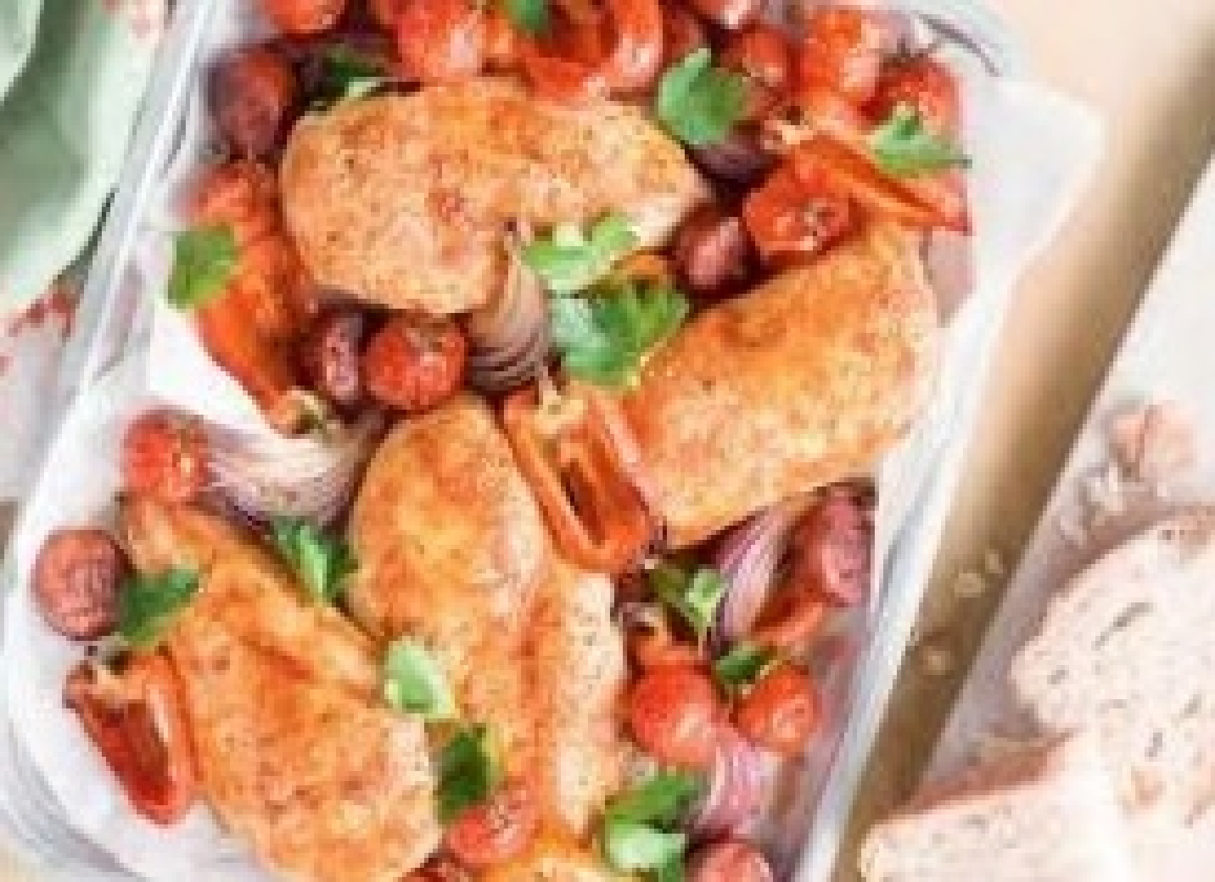 Chicken & chorizo traybake