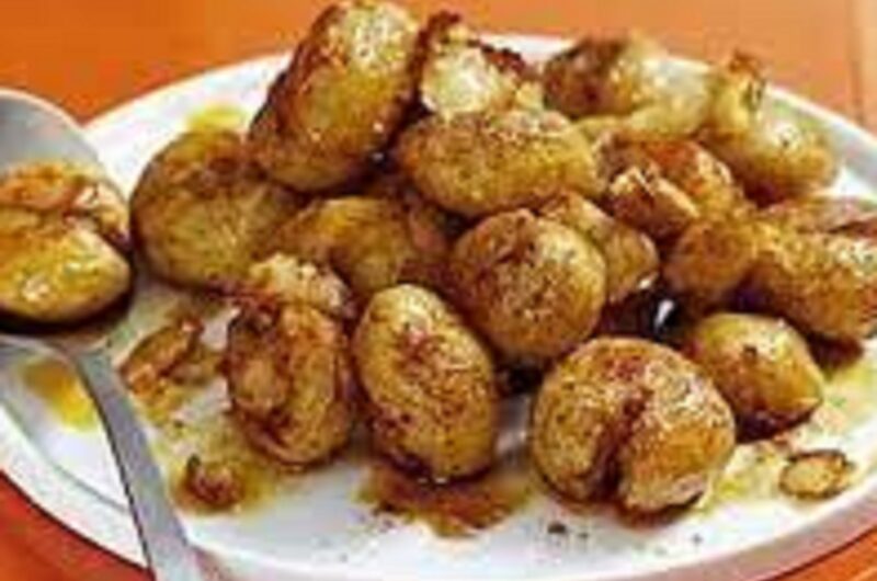 Crunchy new potatoes