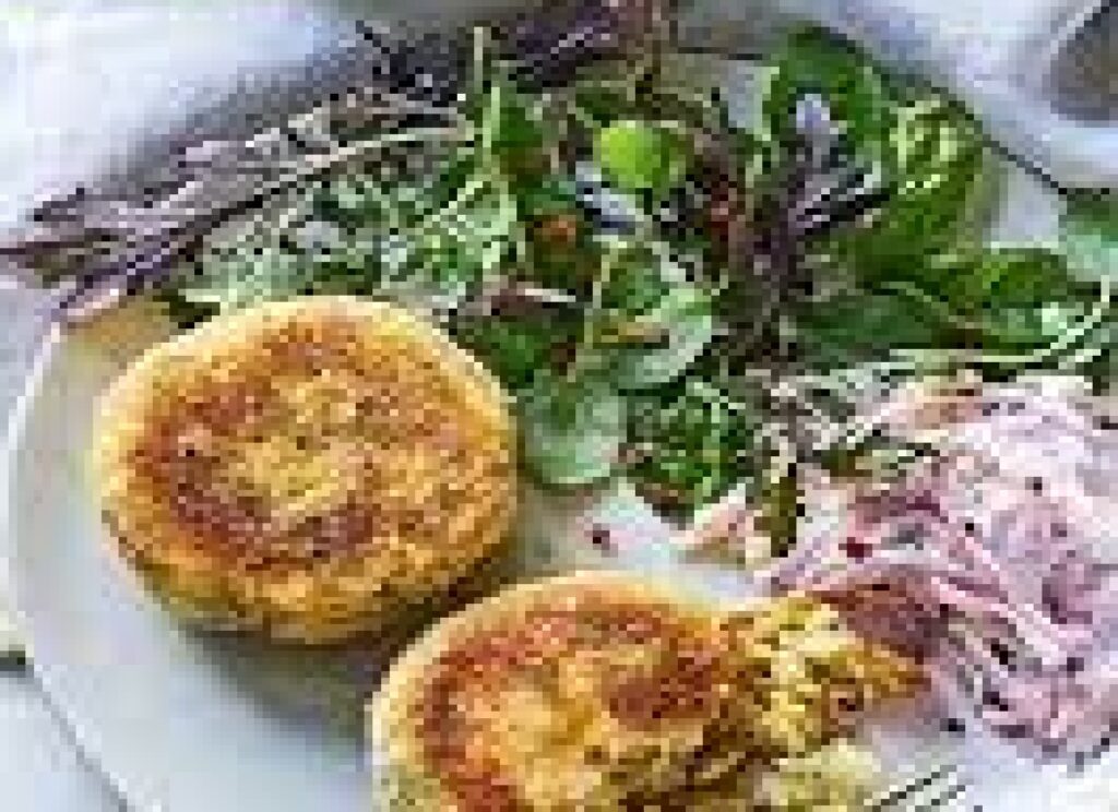 Curried fishcakes