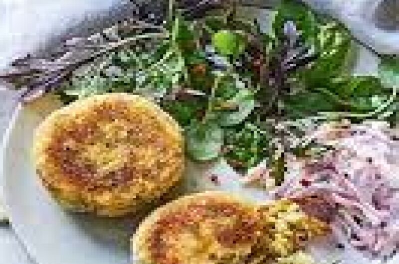 Curried fishcakes