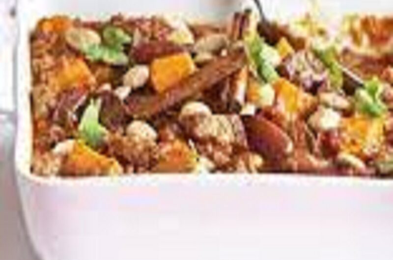 Lamb tagine with dates & sweet potatoes