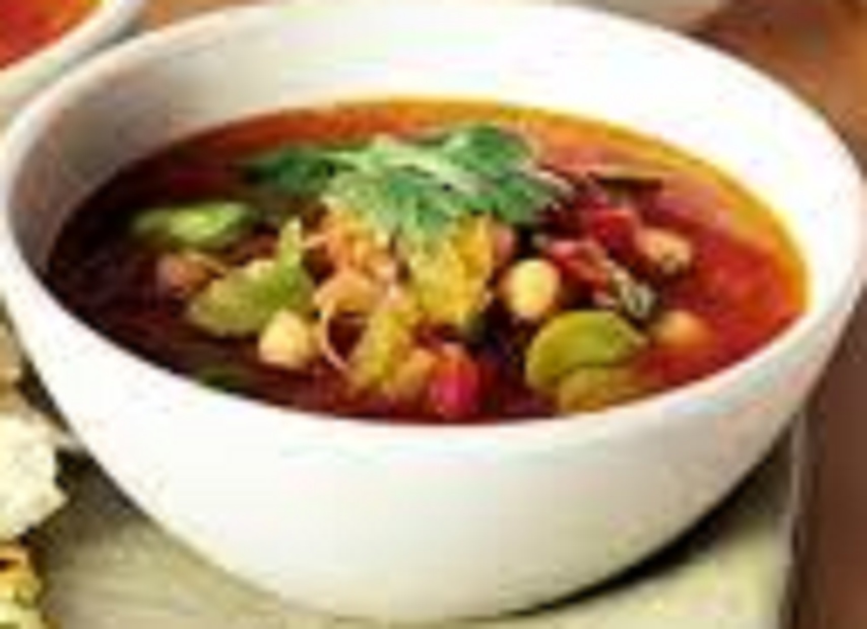 Moroccan chickpea soup