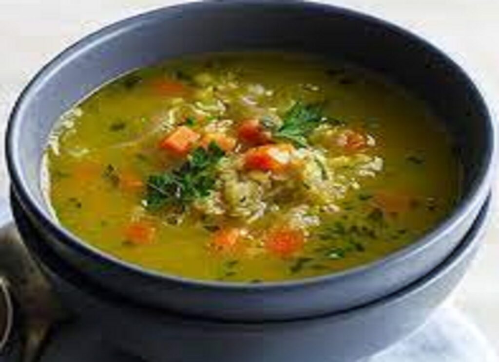 Red lentil & carrot soup