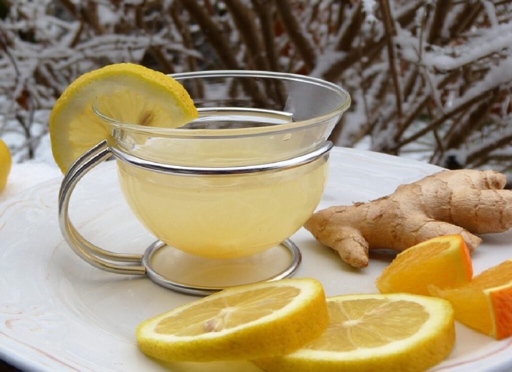The perfect drink for when you’re feeling under the weather: Lemon Ginger Tea