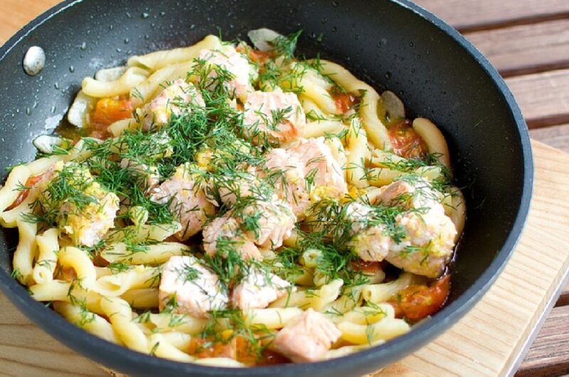 salmon pasta recipe