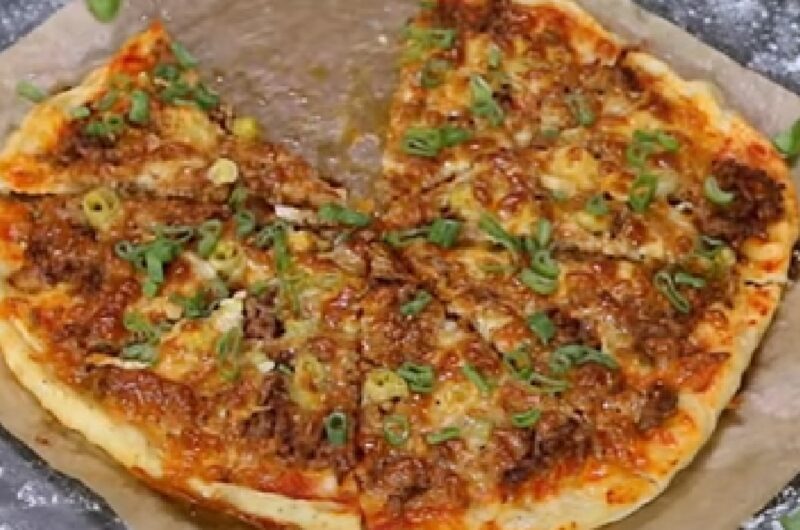 Ground Beef Pizza