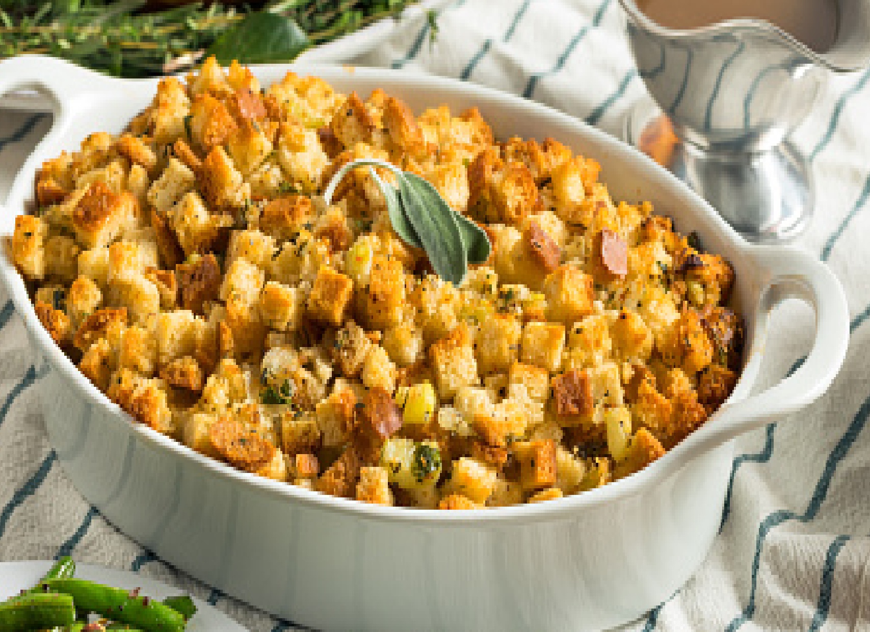 A tropical twist on a classic dish: sweet and savory pineapple stuffing ...
