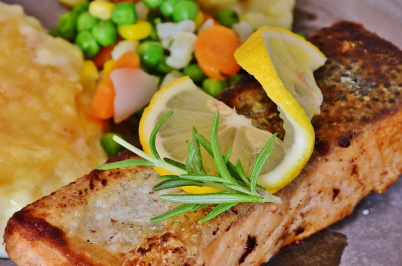 pan fried salmon