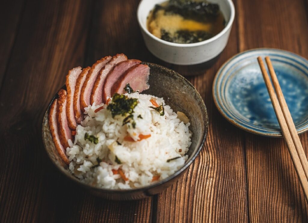Japanese rice gohan
